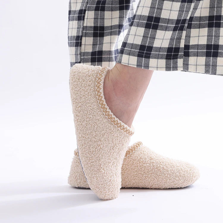 Winter-Hausschuhe für Damen | Warme Modische Flache Schuhe | Rutschfeste & Verschleißfeste Outdoor-Slipper Kaufschwan®