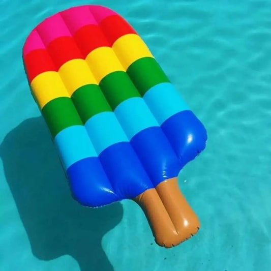 180cm Eiscreme-Aufblasbare Pool-Liege – Riesiges Schwimmendes Wasserbett Kaufschwan®