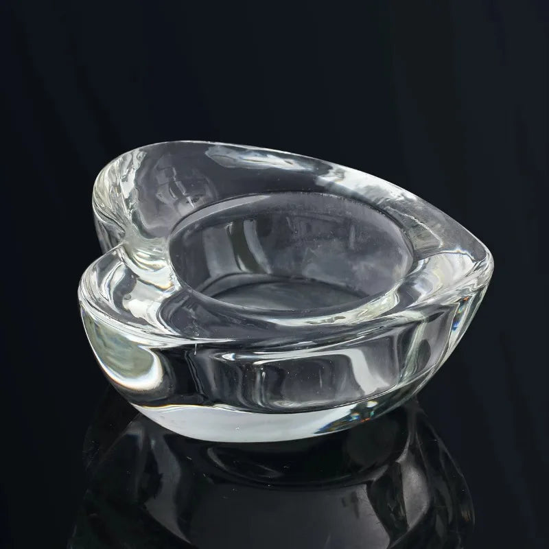 Glas Herz Kerzenhalter – Romantische Teelichtschale für Hochzeitsdeko, Tischdekoration & Vielseitige Nutzung Kaufschwan®