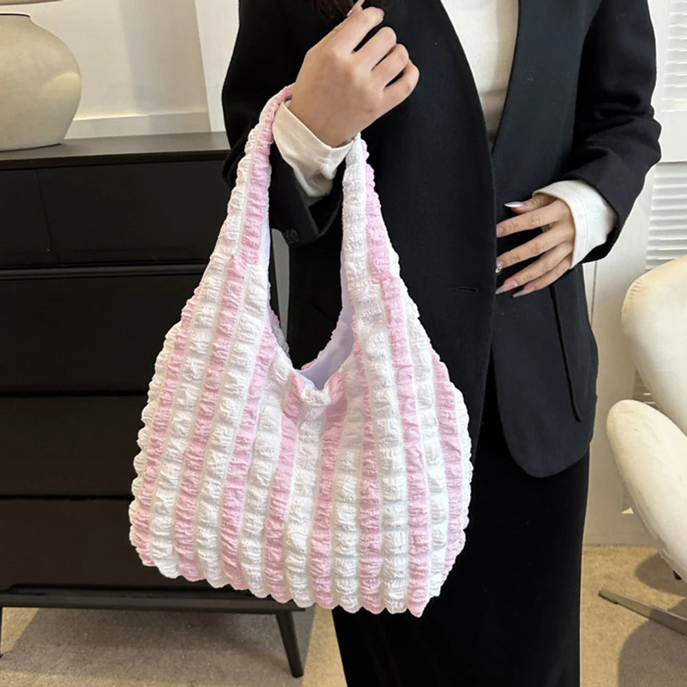 Elegante Falten Cloud Handtasche – Damen Schultertasche in Bonbonfarben | Große Kapazität Tote Bag für Alltag & Shopping Kaufschwan®