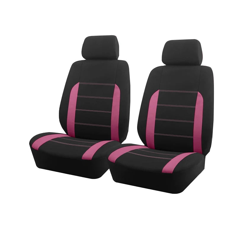 Universelle Autositzbezüge – Komplettset für Auto, SUV, LKW & Van – Strapazierfähig, Atmungsaktiv & Leicht zu Montieren Kaufschwan® Rosa 2 Sitze