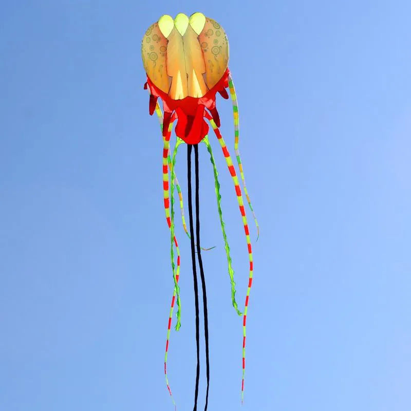 10M Riesiger Quallendrachen – Großer Aufblasbarer Weichdrachen aus Reißhemmendem Nylon für Strand und Freizeit Kaufschwan®