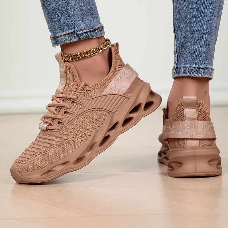 Damen Sportschuhe – Modische Plateau-Sneaker | Frühling & Winter Laufschuhe für Frauen | Auch in Übergrößen bis 43 Kaufschwan®