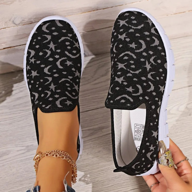Damen Sportschuhe mit Flacher Sohle – Frühling Runde Zehenform | Bequeme Designer Vulcanized Sneaker für Outdoor & Alltag Kaufschwan®