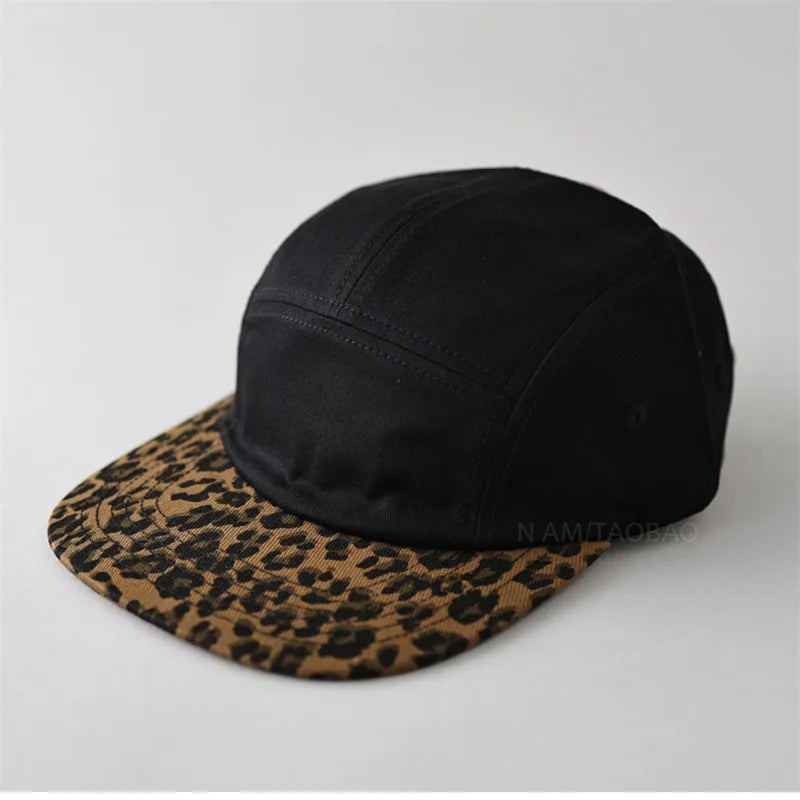 Neue Retro Leopard Print Farbige Baseballkappe | Herren & Damen Modischer Freizeit-Sonnenhut | Cool & Trendy Spice Girl Stil Kaufschwan®