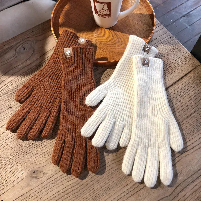 Damen Fashion Touchscreen Strickhandschuhe – Warme Flauschige Winterhandschuhe | Alltag, Arbeit & Outdoor Kaufschwan®