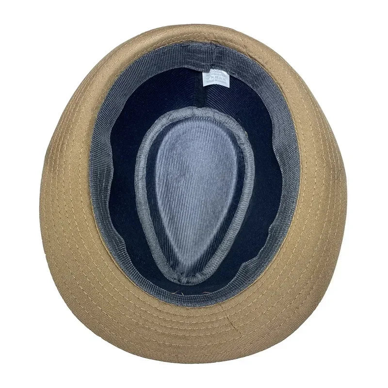 Sommer & Winter Hut - Jazzhut – Britischer Zylinderhut, Herren Fedora, Mittelalte & Ältere Warmer Jazzhut