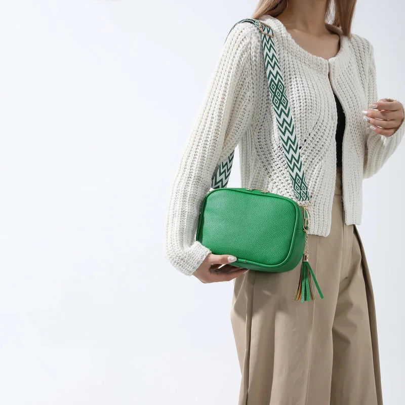 Minimalistische Schultertasche – Damen Umhängetasche mit Großer Kapazität | Einfarbige Kleine Quadratische Crossbody Tasche Kaufschwan®