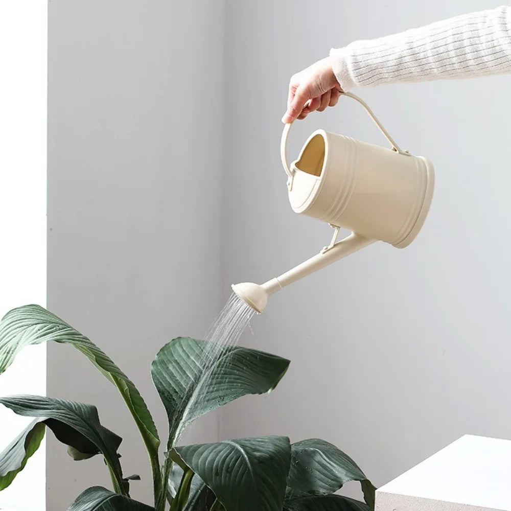 2L Watering Can Pot Plastic Garden Plants Flower Spray Water Kettle Long Mouth Large Capacity Watering Device Watering Tool Kaufschwan®
