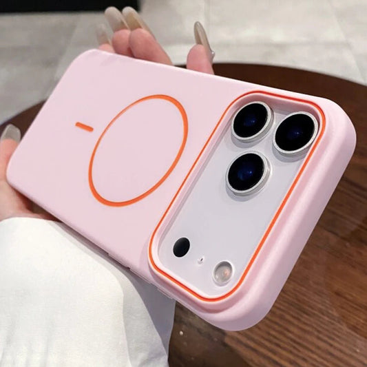 Hochwertige MagSafe-Silikonhülle für iPhone 18 Pro & iPhone 18 Pro Max – Magnetische Rückhülle für Kabelloses Laden Kaufschwan® Rosa iPhone 18 Pro