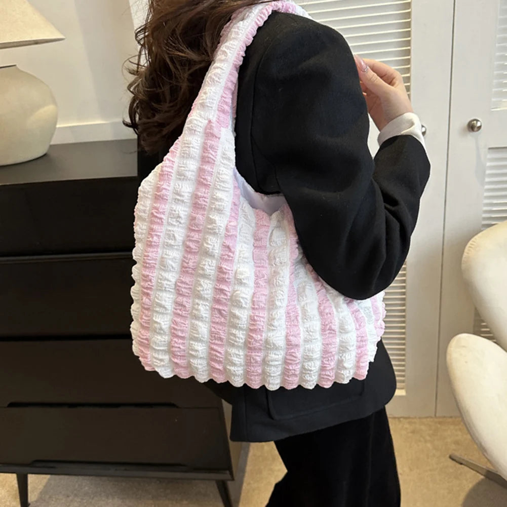 Elegante Falten Cloud Handtasche – Damen Schultertasche in Bonbonfarben | Große Kapazität Tote Bag für Alltag & Shopping Kaufschwan®
