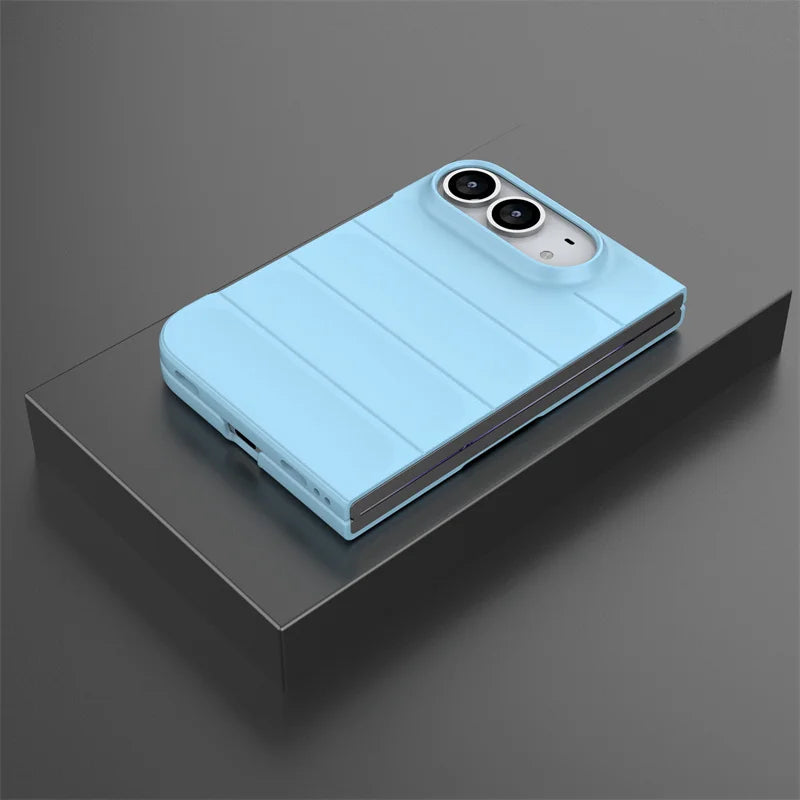 iPhone Duo Schutzhülle – Rutschfeste Matte PC-Hülle mit Stoß- und Kratzschutz Kaufschwan® Hellblau iPhone Duo