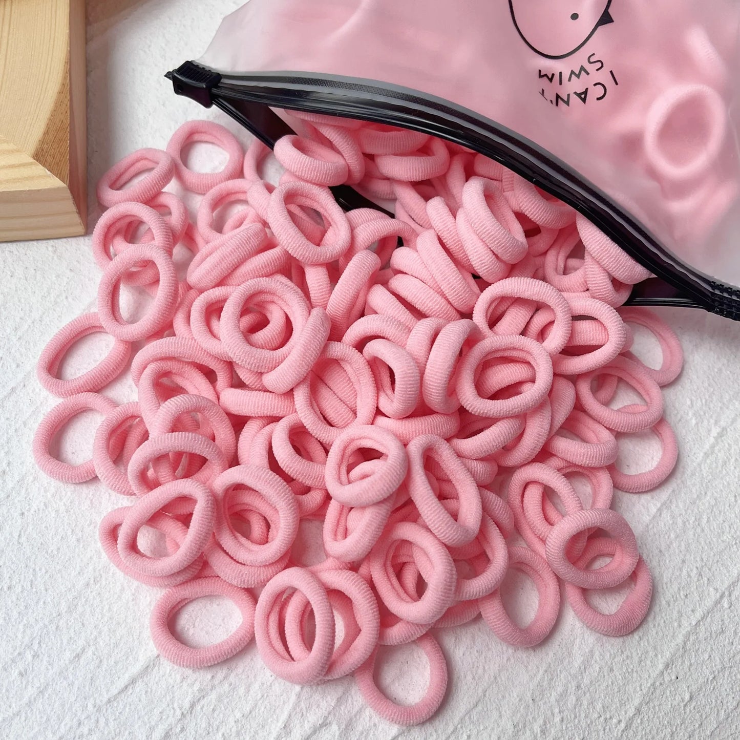 20/50 Stück Elastische Haargummis für Kinder | Bunte Süße Scrunchies & Haargummis für Mädchen & Babys | Weiche Haar-Accessoires
