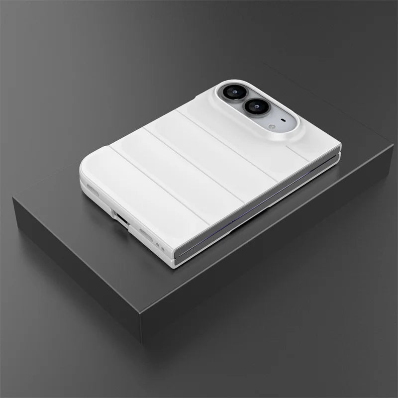 iPhone Duo Schutzhülle – Rutschfeste Matte PC-Hülle mit Stoß- und Kratzschutz Kaufschwan® Weiß iPhone Duo