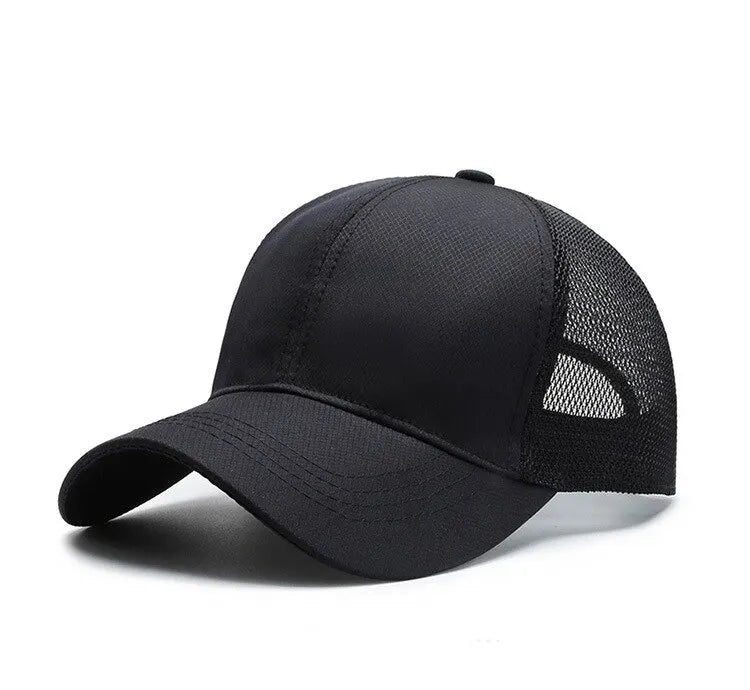 Outdoor Sport Baseballkappe | Herren Sommer Atmungsaktive Mesh-Schirmmütze | Koreanischer Stil Leichte Solide Farbe für Freizeit & Outdoor Kaufschwan®