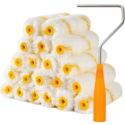 Farbroller Bürsten Set mit Dichter Borste – Latex Malerwerkzeug für Hausflächen Kaufschwan®