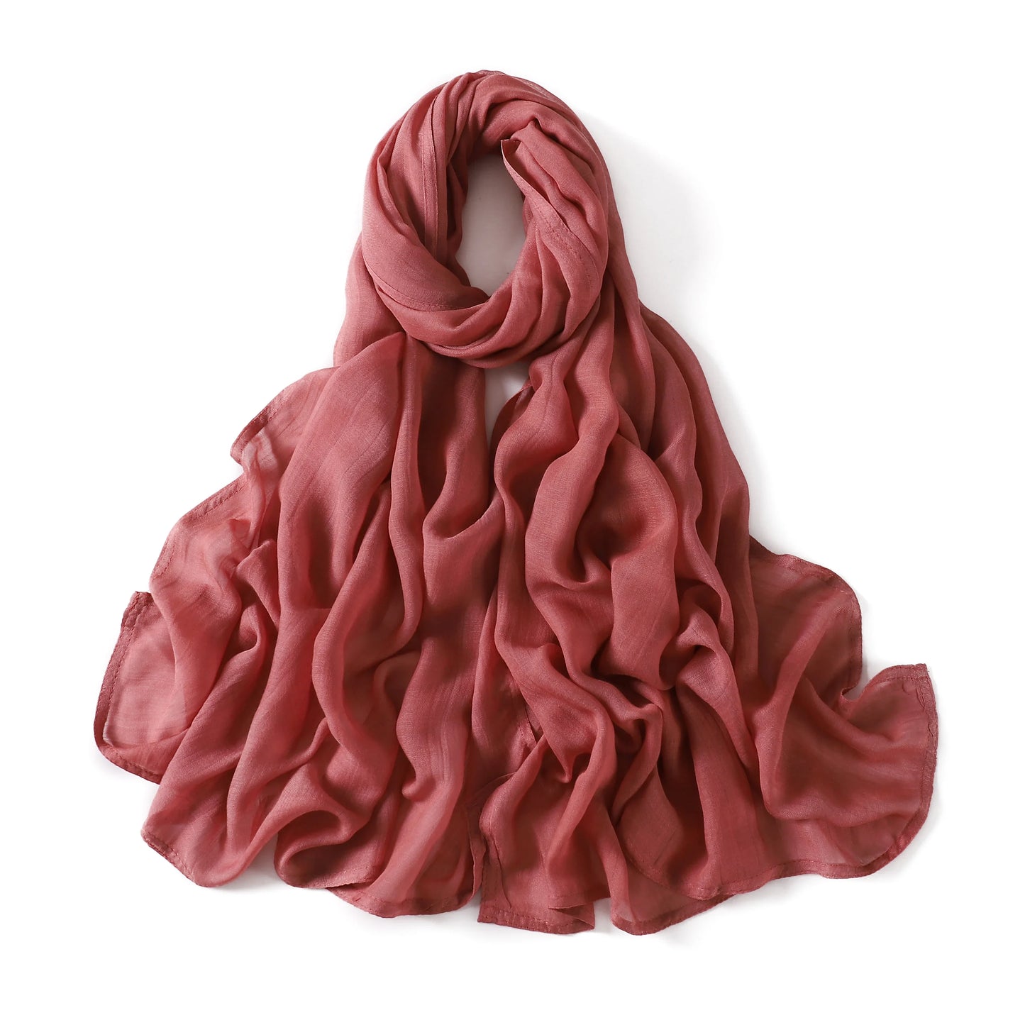 Damen Hijab Schal aus Baumwolle, Rayon & Modal – Großformat 190×85cm | Muslimisches Kopftuch, Eleganter Turban & Umschlagtuch Kaufschwan®