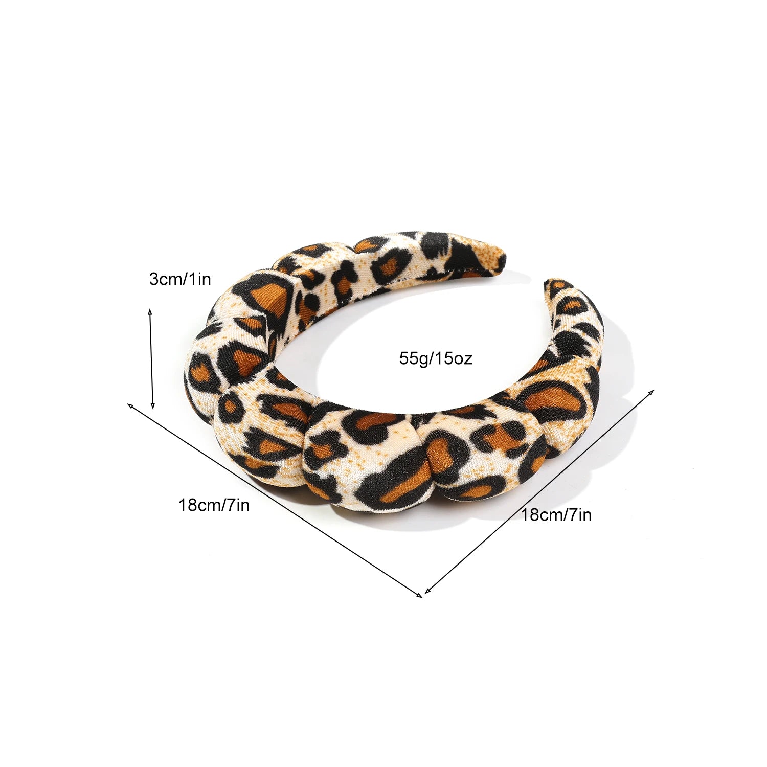 Leoparden Haarreif – Rutschfestes, Gepolstertes Haarband für Gesichtspflege & Make-up Kaufschwan®