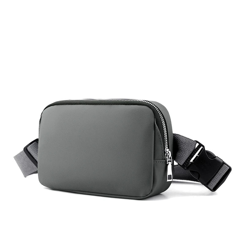Unisex Schwarze Gürteltasche – Verstellbarer Schultergurt | Outdoor Crossbody Brusttasche, Langlebig & Modisch Kaufschwan®