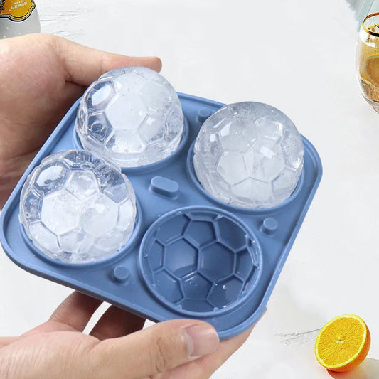 Silikon Fußball Eiswürfelform – Große Eiswürfel für Getränke & Bars Kaufschwan®