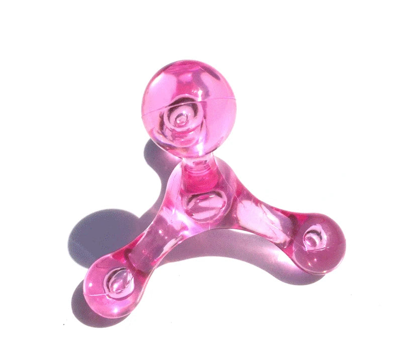 4-Kugel Mini-Handmassager | Akupressur-Werkzeug für Arme, Rücken, Beine, Kopf & Füße | Entspannung & Ödem-Fett-Reduktion Kaufschwan®