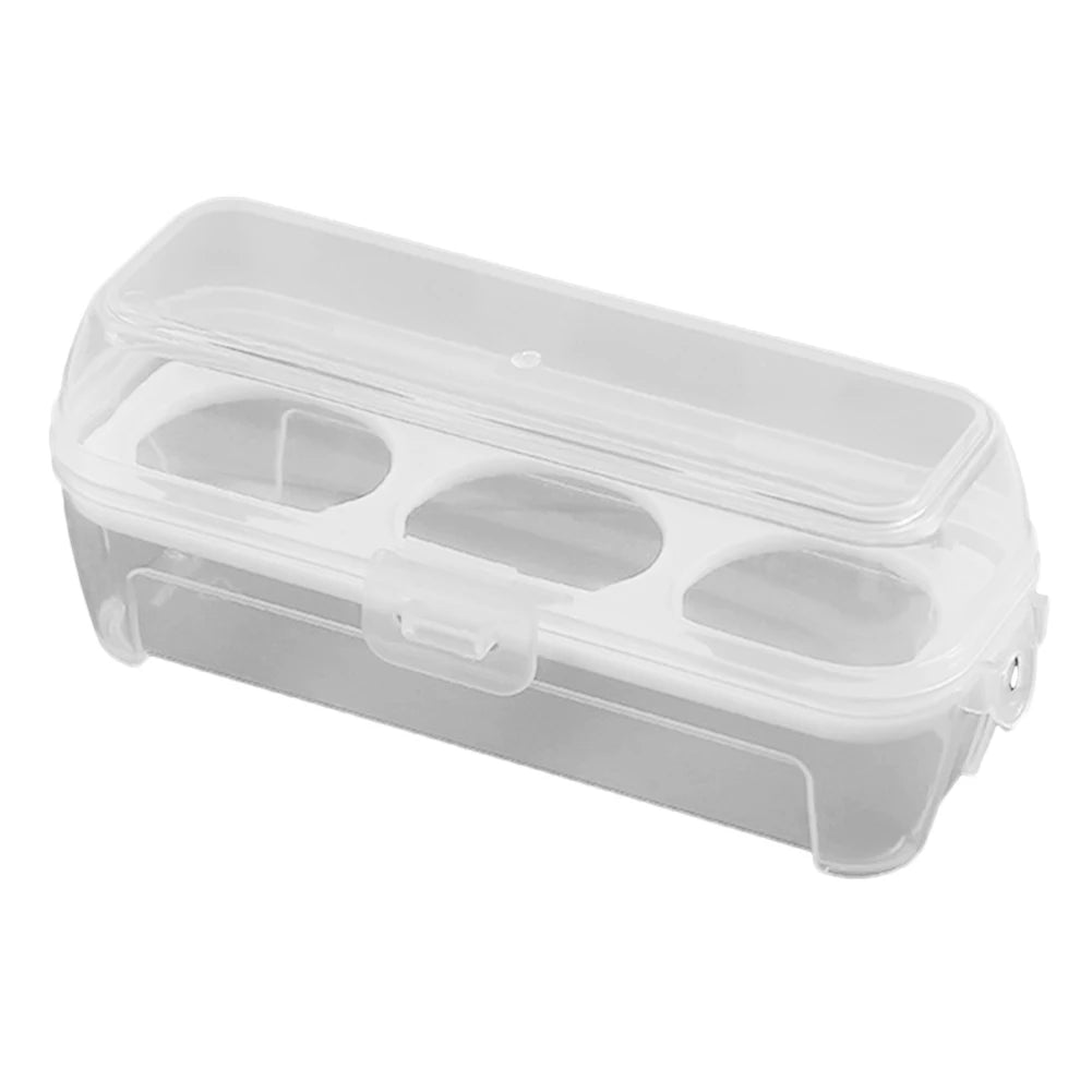 Tragbare Eierbox – 3/4/8 Gitter Stoßfester Aufbewahrungsbehälter | Küchen Organizer für Camping, Picknick & Outdoor Reisen Kaufschwan® 3er