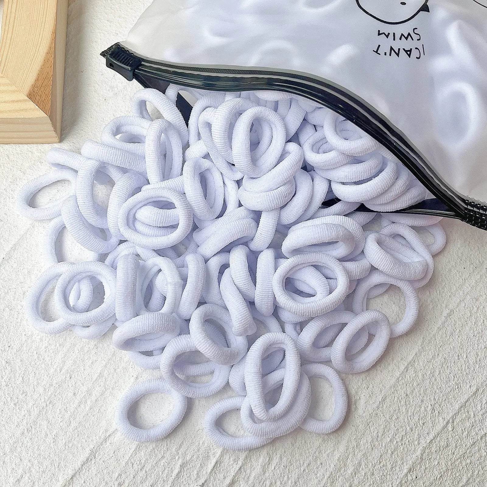 20/50 Stück Elastische Haargummis für Kinder | Bunte Süße Scrunchies & Haargummis für Mädchen & Babys | Weiche Haar-Accessoires Kaufschwan®