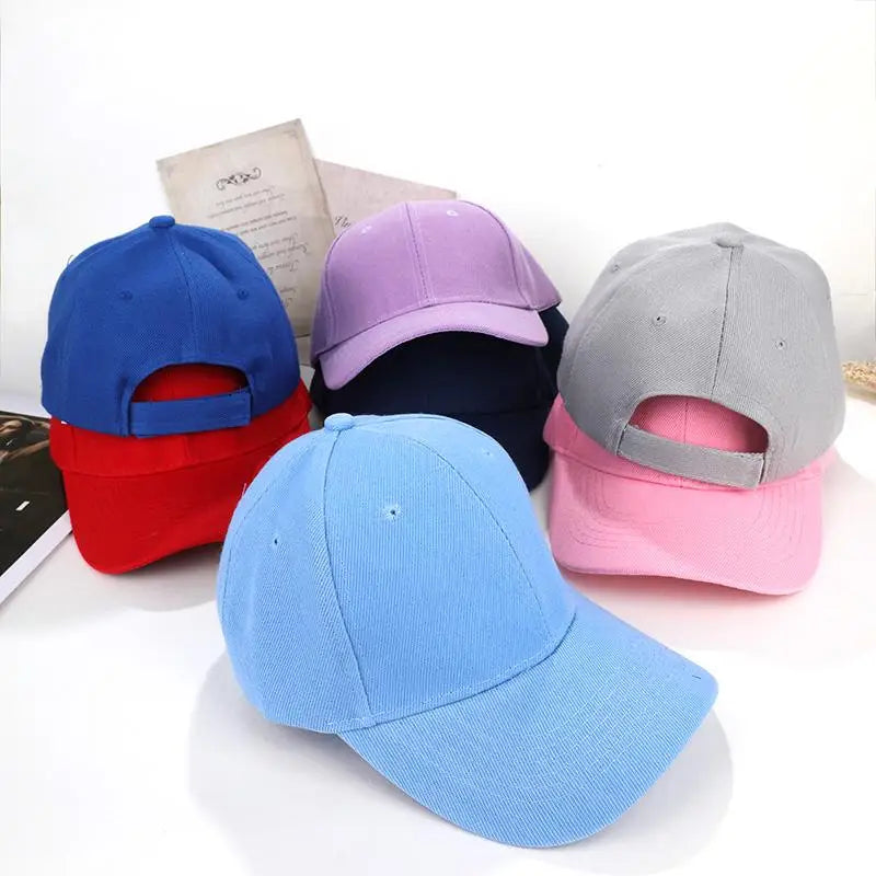 Modische Candy Color Kinder Baseballkappe | Verstellbare Sommer Sonnenkappe für Jungen & Mädchen | Reise & Outdoor Sonnenschutz Kaufschwan®
