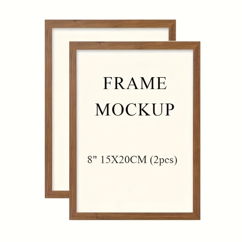 Vintage Holz Bilderrahmen Set – Wandmontage Galerie Rahmen für Wohnraum Dekoration Kaufschwan®