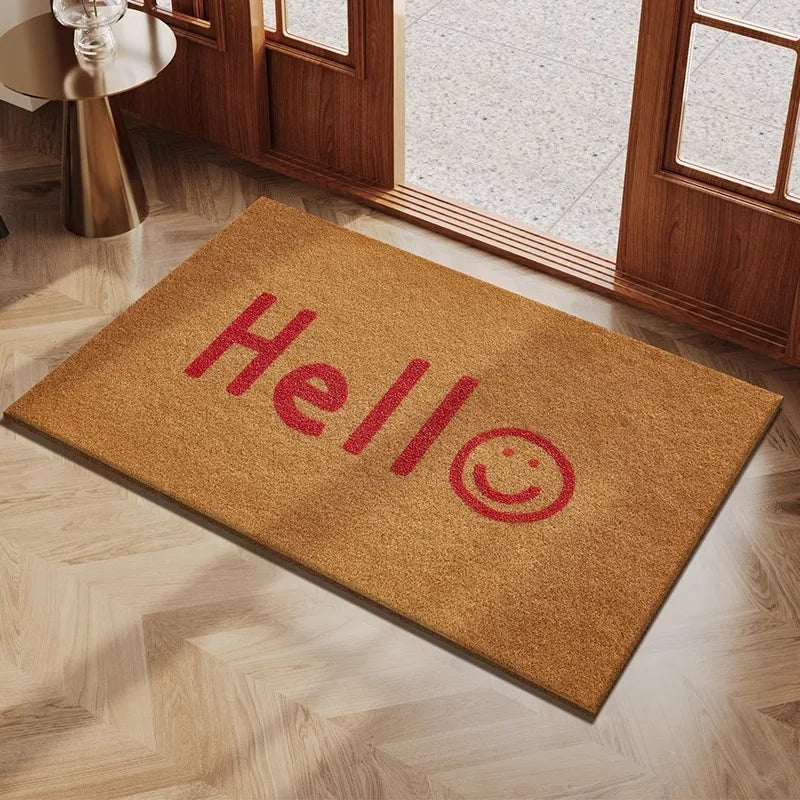 Eingangsmatte aus Seidenringen – Hochwertige, Schmutzabweisende Türmatte für Schiebetüren, Nicht Waschbar Kaufschwan® Motiv 3 120x180cm47.2x70.8in