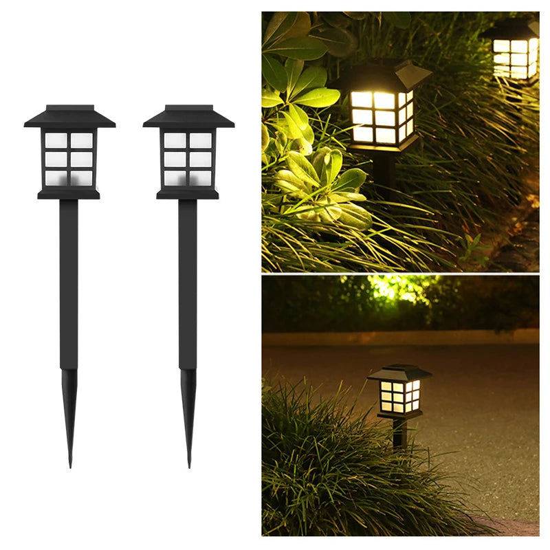 2er Set Solar Wegeleuchten – IP65 Wasserdichte LED Außenlampen für Garten, Einfahrt, Terrasse & Gehweg Kaufschwan® Warmes Licht