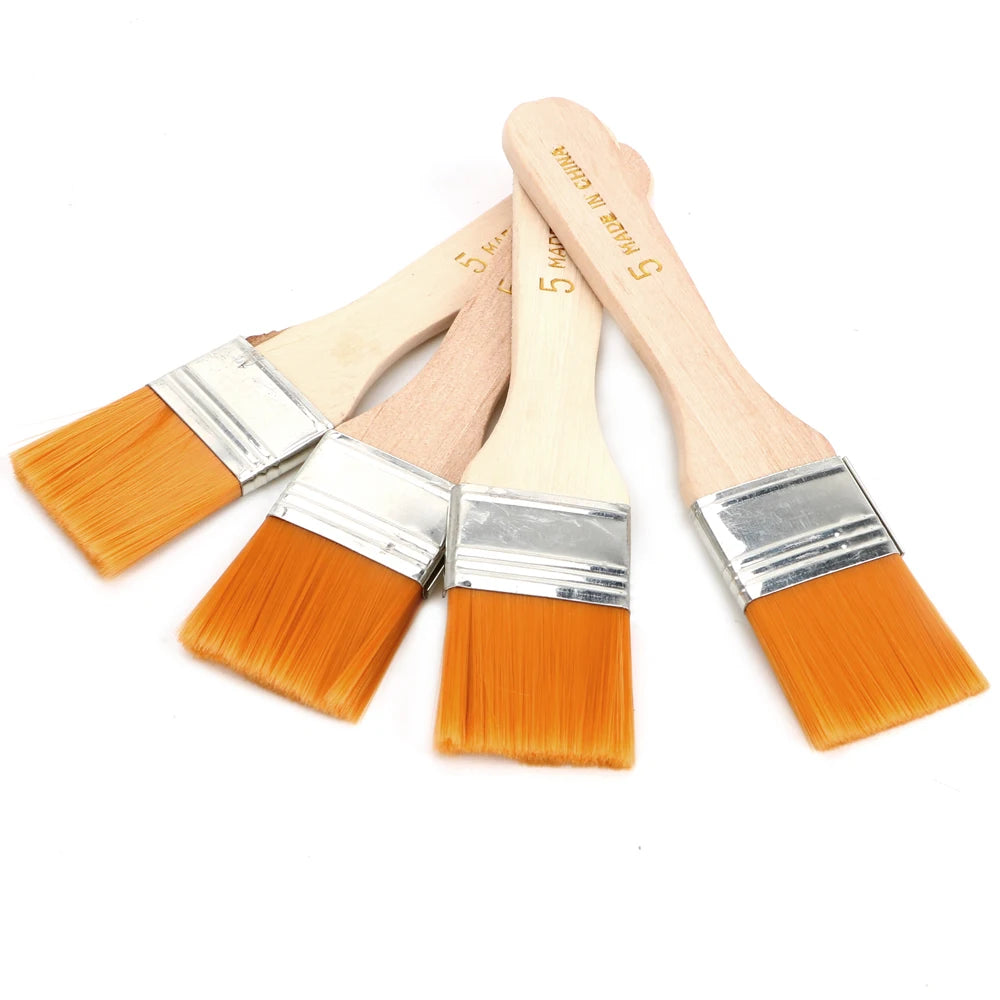 Acryl- und Öl Pinsel Set – Nylonhaar Pinsel mit Holzgriff für Künstlerbedarf Kaufschwan®