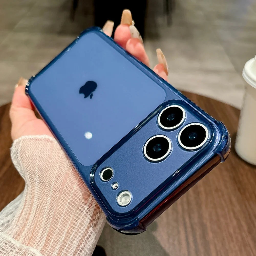 Fluoreszierende Transparente Schutzhülle für iPhone 18 Pro & iPhone 18 Pro Max – Stoßfeste Silikonhülle mit Kameraschutz Kaufschwan®