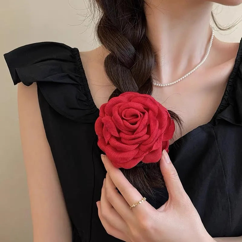 Stoff-Rosen-Haarklammern – Elegante Haaraccessoires für Damen & Mädchen Kaufschwan®