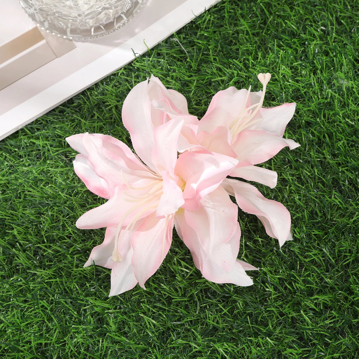 Orchideen-Blumen Haarklammer – Braut & Urlaubs Haaraccessoire