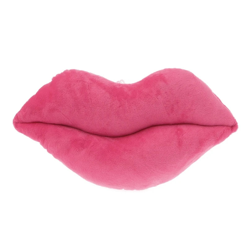 Großes Rotes Lippen Plüschkissen | Weiches Kuscheltier für Sofa, Auto, Schlafzimmer & Valentinstagsgeschenk Kaufschwan® Rosa
