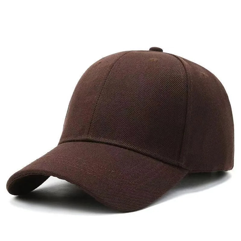 Blank Unisex Verstellbarer Dad Hat | Einfarbige Twill Baseballkappe | Günstiger Sonnenhut für Herren & Damen | Sommer, Herbst, Frühling Kaufschwan® Kaffee Adul(56-58cm)