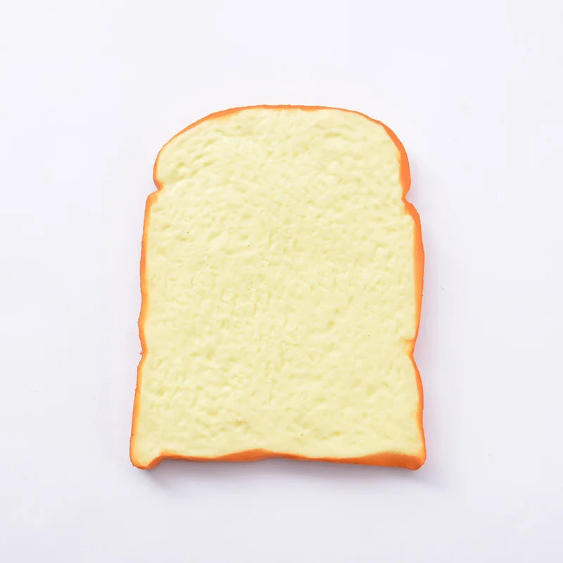 Squishy Lebensmittel-Simulationsspielzeug – Langsam Aufgehende Donut-, Croissant-, Brötchen-, Toastbrot-, Waffel- & Baguette-Knautschspielzeuge Kaufschwan® Toastbrot