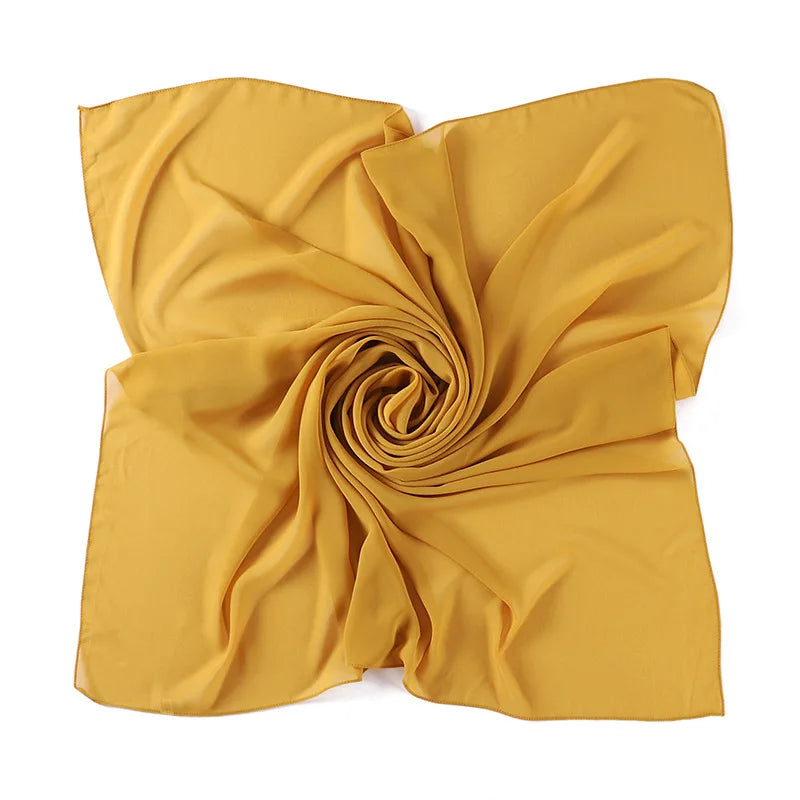 85×85CM Kopftuch – Damen Quadrat Hijab | Muslimisches Einfarbiges Kopftuch, Modischer Schal & Unterkopftuch Kaufschwan®