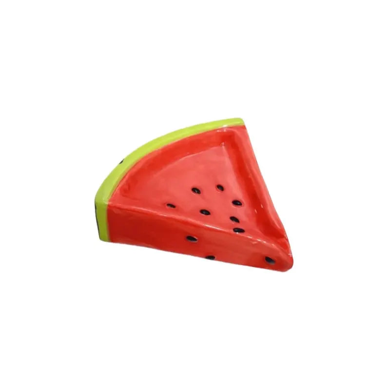 Wassermelonen-Keramik-Seifenschale – Niedlicher Seifenhalter ohne Wasseransammlung für Waschbecken & Badezimmer Kaufschwan®