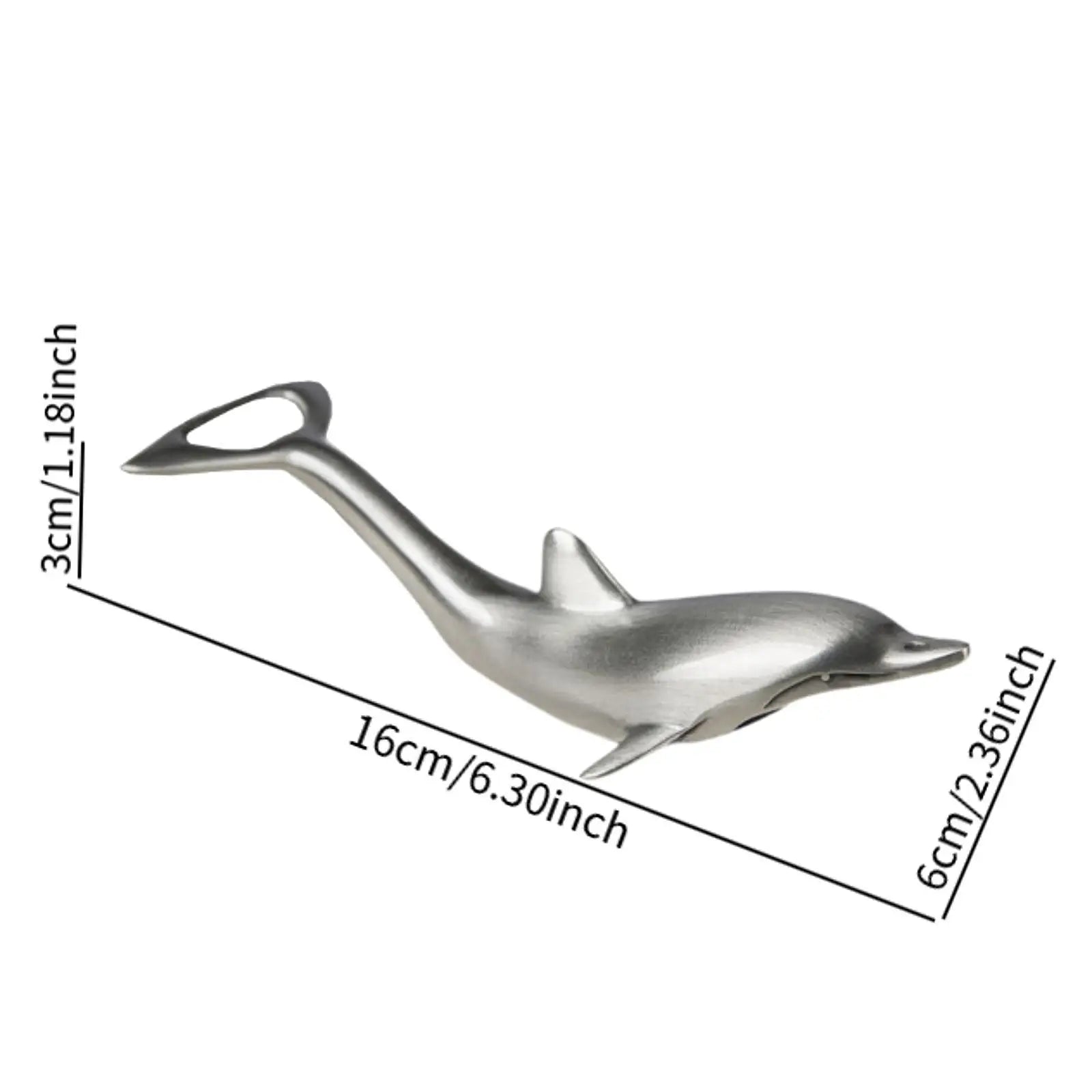 Delfin Flaschenöffner – Leichtes Metall Bar Werkzeug für Club & Zuhause Kaufschwan®