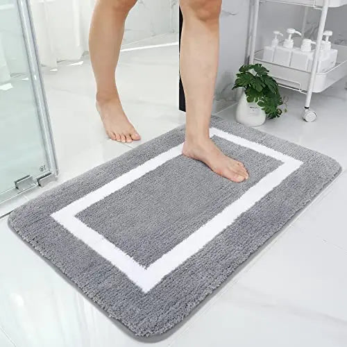 Weiche Saugfähige Badematte – Rutschfester, Schnelltrocknender Plüschteppich für Bad & Schlafzimmer Kaufschwan®