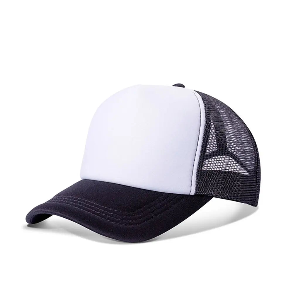 Casual Mesh Sommer Baseballkappe | Atmungsaktiv UV-Schutz Outdoor Reise Sonnenhut | Verstellbarer Hip-Hop Sport Schirm für Herren & Damen Kaufschwan® A