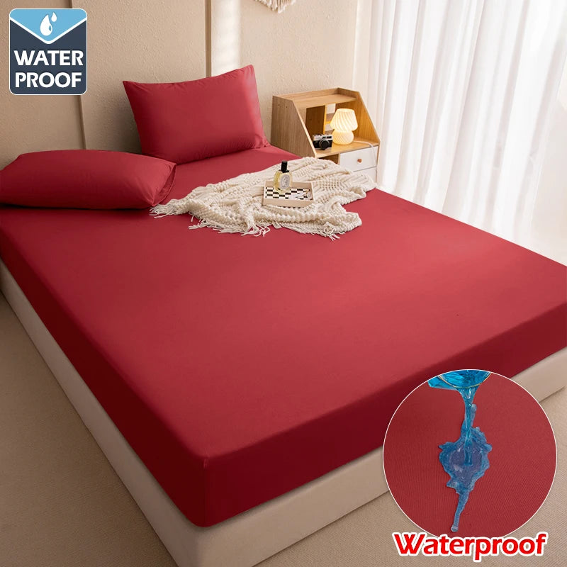 100% Wasserdichter Matratzenschoner – Spannbettlaken-Stil mit Gummizug | Einzel-, Doppel- & King-Size (140/160/180x200cm) Kaufschwan®
