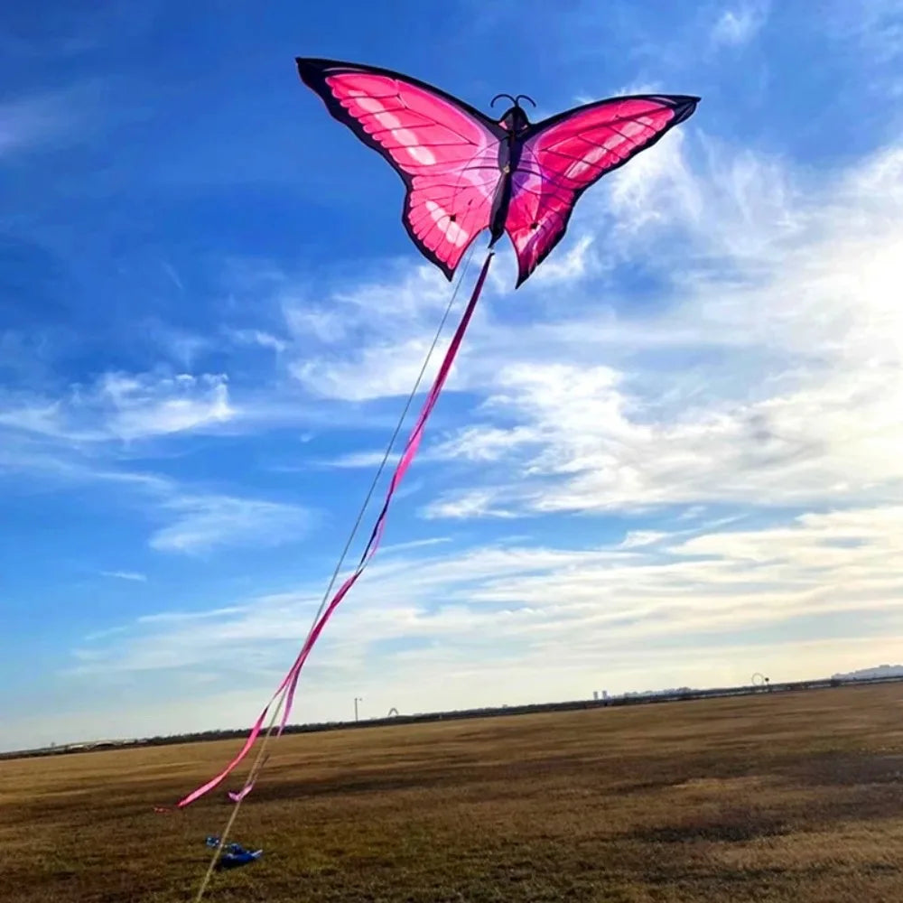 Bunter 3D-Schmetterlingsdrachen – Einfach zu Fliegender Kinderdrachen für Garten, Park und Freizeit im Freien Kaufschwan®