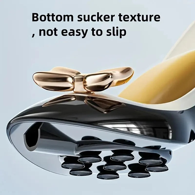 Seifenschale in High-Heel-Optik mit Saugnapf – Stylischer Seifenhalter für Bad, Waschbecken oder Studentenwohnheim Kaufschwan®