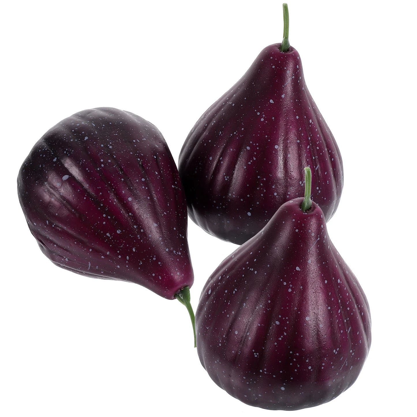 3 Stück Künstliche Feigen – Realistische Plastik Feigenfrüchte für Dekoration & Präsentation Kaufschwan®