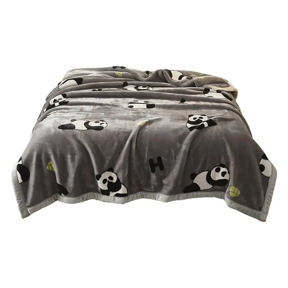 Extra Kuschelige Schwere Doppel-Lagige Flauschige Flanell-Decke mit Blumenmuster – Luxuriöser Überwurf für maximalen Komfort Kaufschwan® Motiv 8 Other