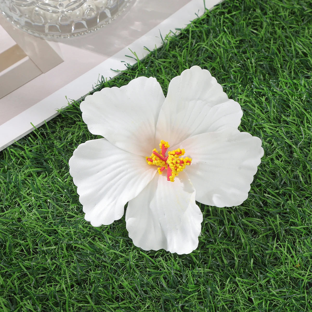 Orchideen-Blumen Haarklammer – Braut & Urlaubs Haaraccessoire