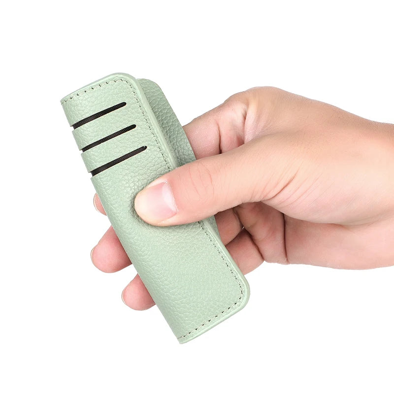 Ultradünne Mini-Geldbörse aus Weichem PU-Leder – Farbenfrohes Kartenetui für Damen & Herren Kaufschwan®